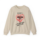 ‘My Heart is BURSTING for You’ Valentine's Unisex Crewneck Sweatshirt