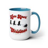 'Santa Soars' Have 'Ameri' Christmas Coffee Mug, 15oz