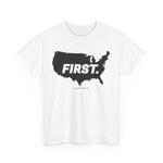 AMERICA FIRST, PERIOD (BLACKOUT) Classic Tee