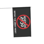 Defeat the Great Reset: Cancel Agenda 2030 (BlackOut) Flag