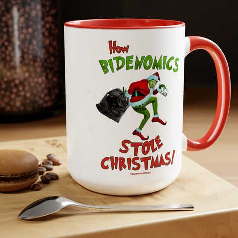 The Economy That Stole Christmas Coffee Mug, 15oz