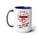 'My Heart is Bursting For You' Valentine's Coffee Mug, 15oz
