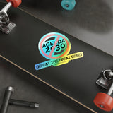 Cancel Agenda 2030 Holographic Die-cut Stickers