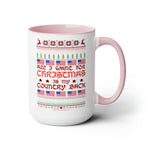 America's All I Want For Christmas Coffee Mug, 15oz