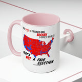 Voting Machines are Certified RIGGED Variant Coffee Mug, 15oz