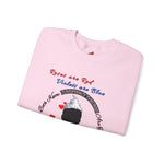 ‘A Tin Foil Hat Type of Love’ (Hers) Valentine's Unisex Crewneck Sweatshirt