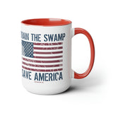 Drain The Swamp, Save America Coffee Mug, 15oz
