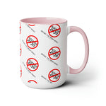 Defeat The Great Reset: Cancel Agenda 2030 All-Over Print Coffee Mug, 15oz