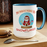 MAGA 'Surrounded by Snowflakes' Coffee Mug, 15oz