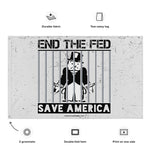 End the FED Monopoly Man Flag