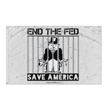 End the FED Monopoly Man Flag