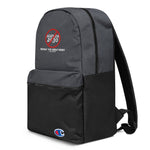 Defeat the Great Reset: Cancel Agenda 2030 Embroidered Champion Backpack