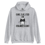 End the FED Monopoly Man Unisex Hoodie