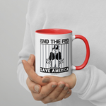 End the FED Monopoly Man Coffee Mug