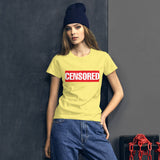 Women's CENSORED short sleeve t-shirt
